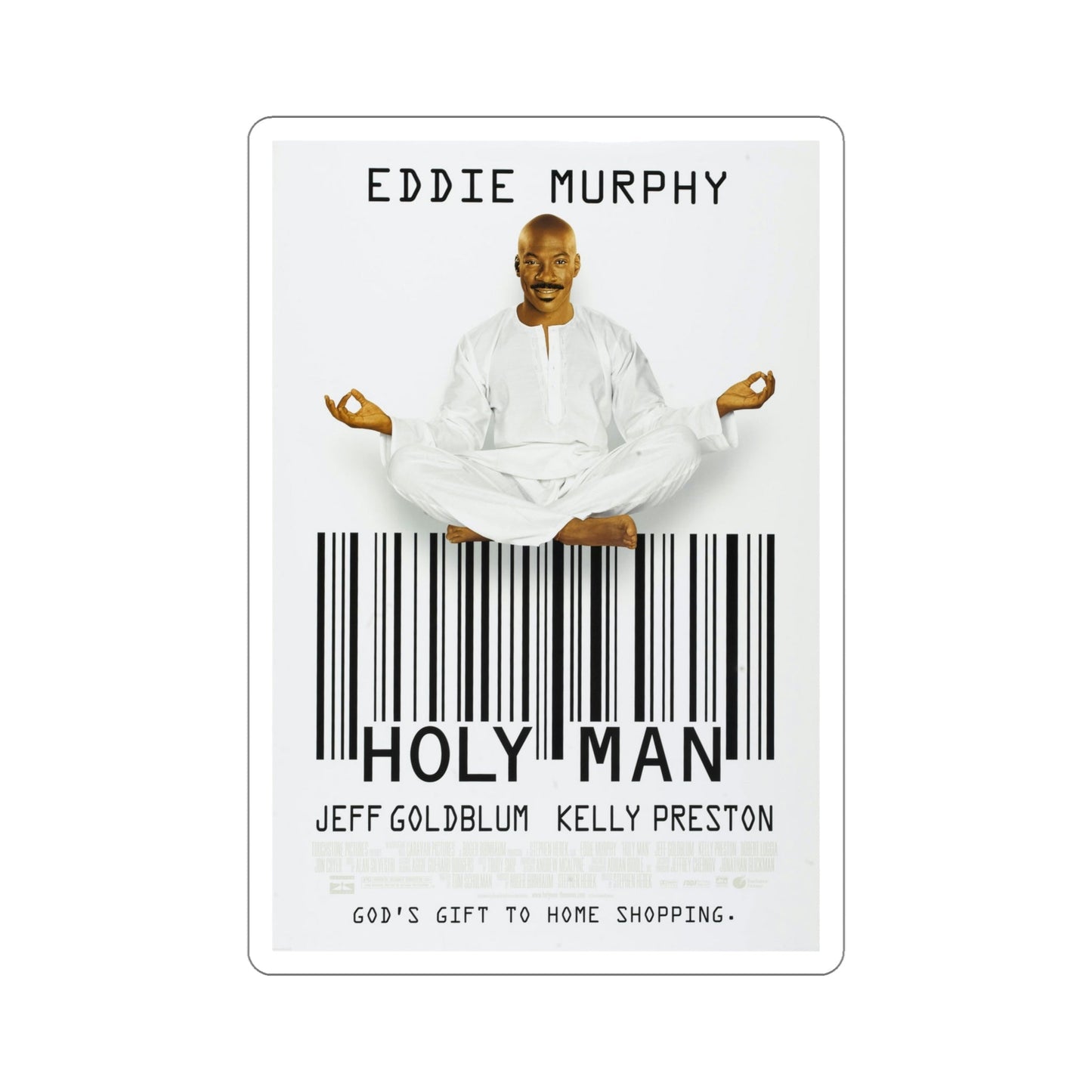 Holy Man 1998 Movie Poster STICKER Vinyl Die-Cut Decal-5 Inch-The Sticker Space