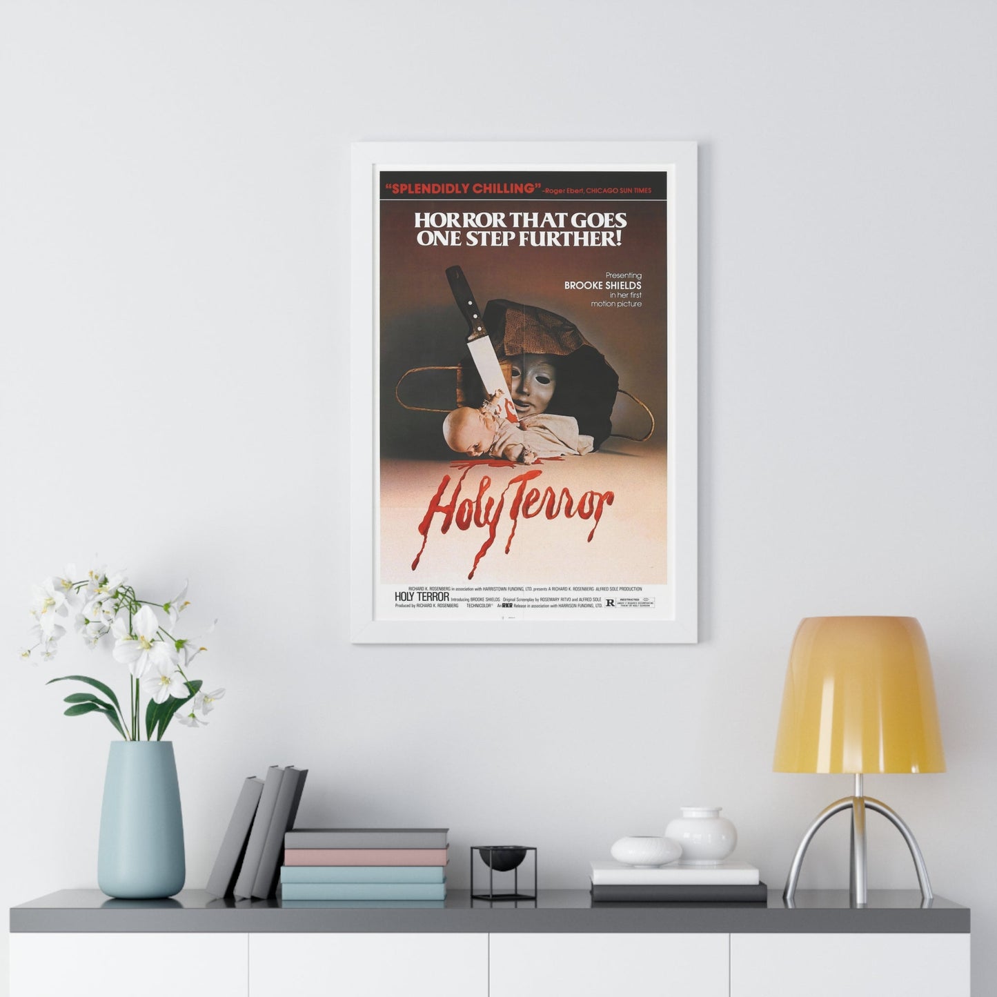 HOLY TERROR 1976 - Framed Movie Poster-The Sticker Space