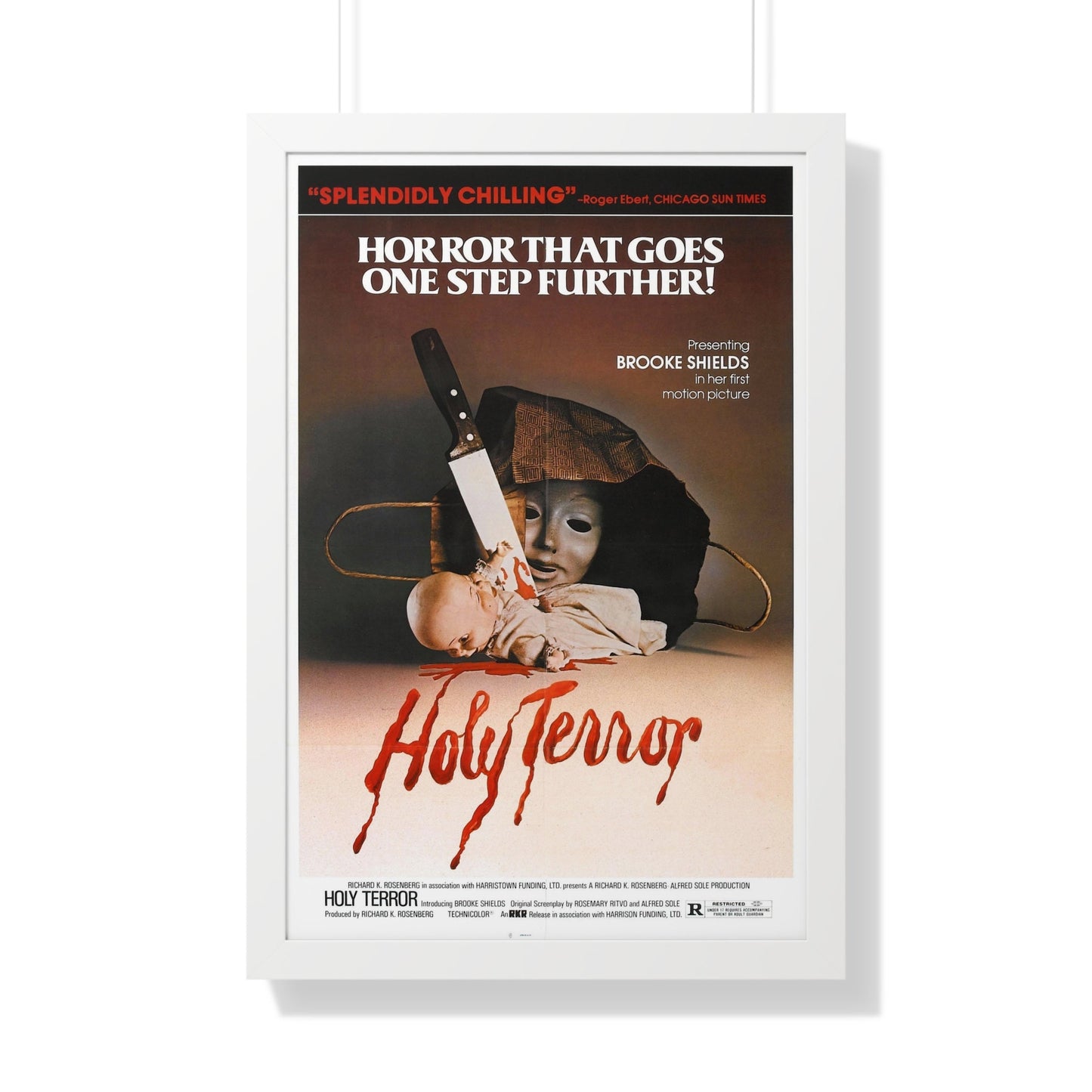 HOLY TERROR 1976 - Framed Movie Poster-20" x 30"-The Sticker Space