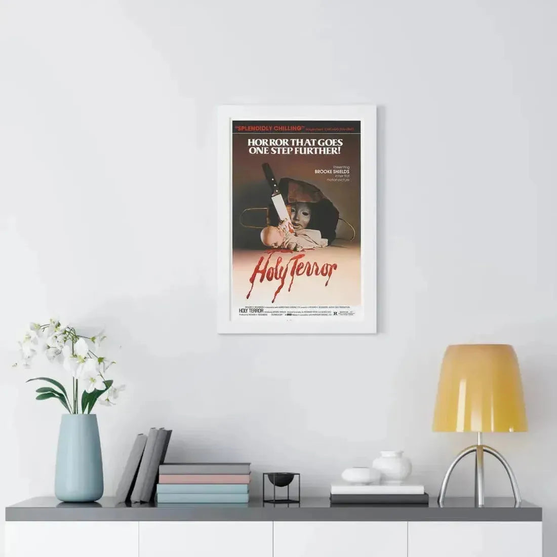 HOLY TERROR 1976 - Framed Movie Poster - The Sticker Space