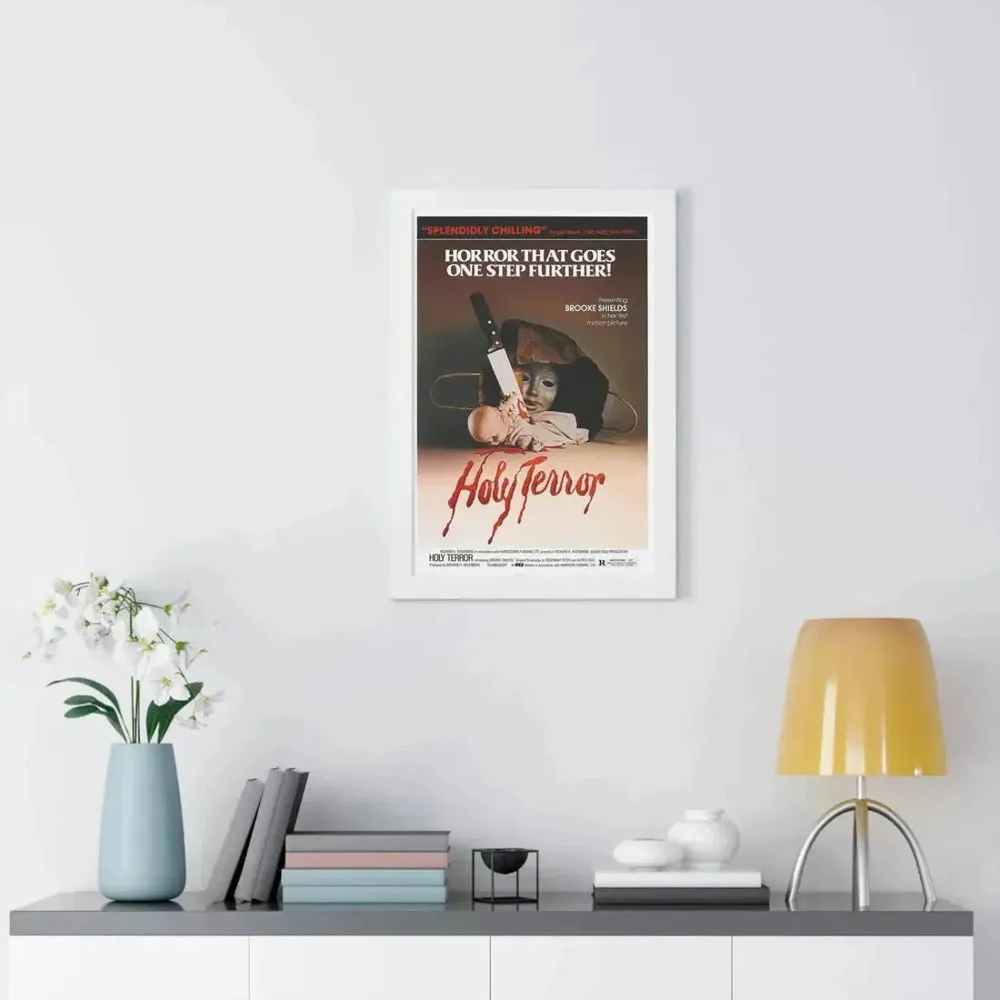 HOLY TERROR 1976 - Framed Movie Poster - The Sticker Space