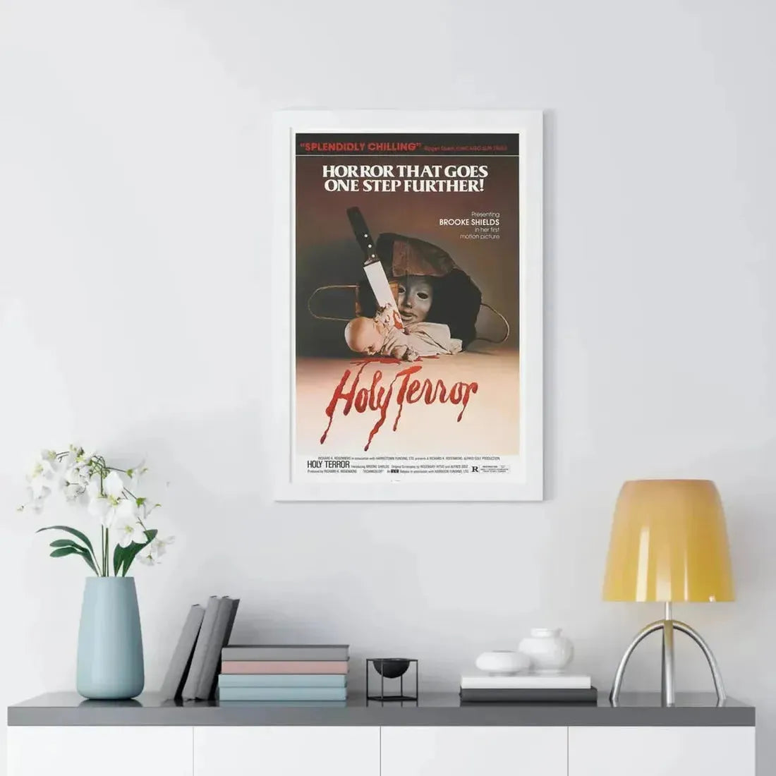 HOLY TERROR 1976 - Framed Movie Poster - The Sticker Space