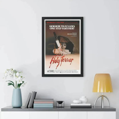 HOLY TERROR 1976 - Framed Movie Poster - The Sticker Space