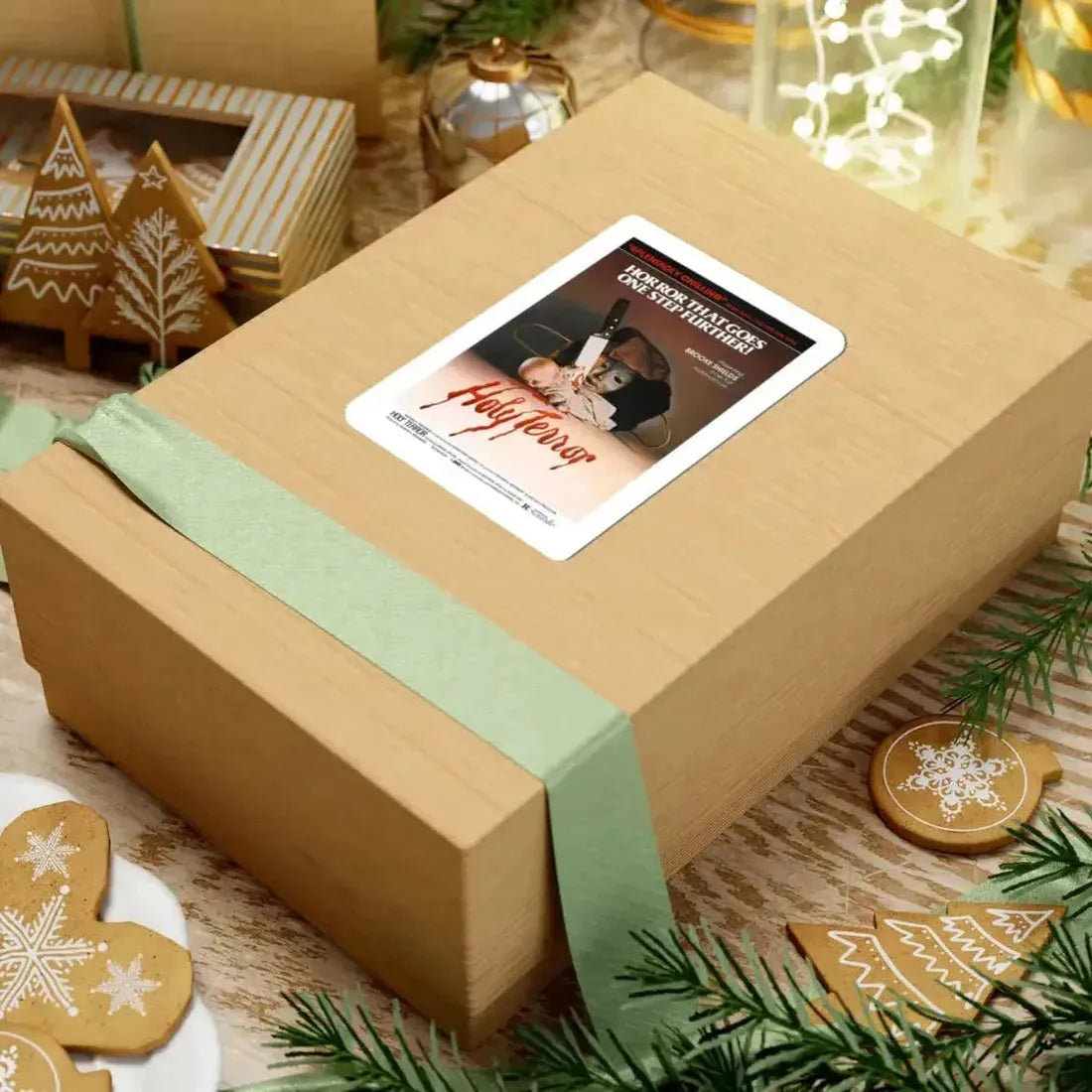 HOLY TERROR 1976 Movie Poster - STICKER Vinyl Kiss-Cut Decal - The Sticker Space