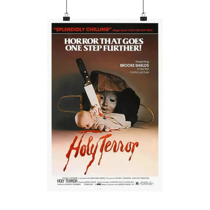 HOLY TERROR 1976 - Paper Movie Poster 12″ x 18″ Matte - The Sticker Space