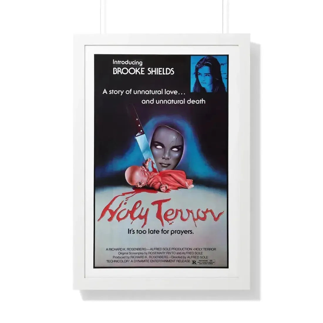 HOLY TERROR (ALICE SWEET ALICE) 1976 - Framed Movie Poster 20" x 30" White - The Sticker Space