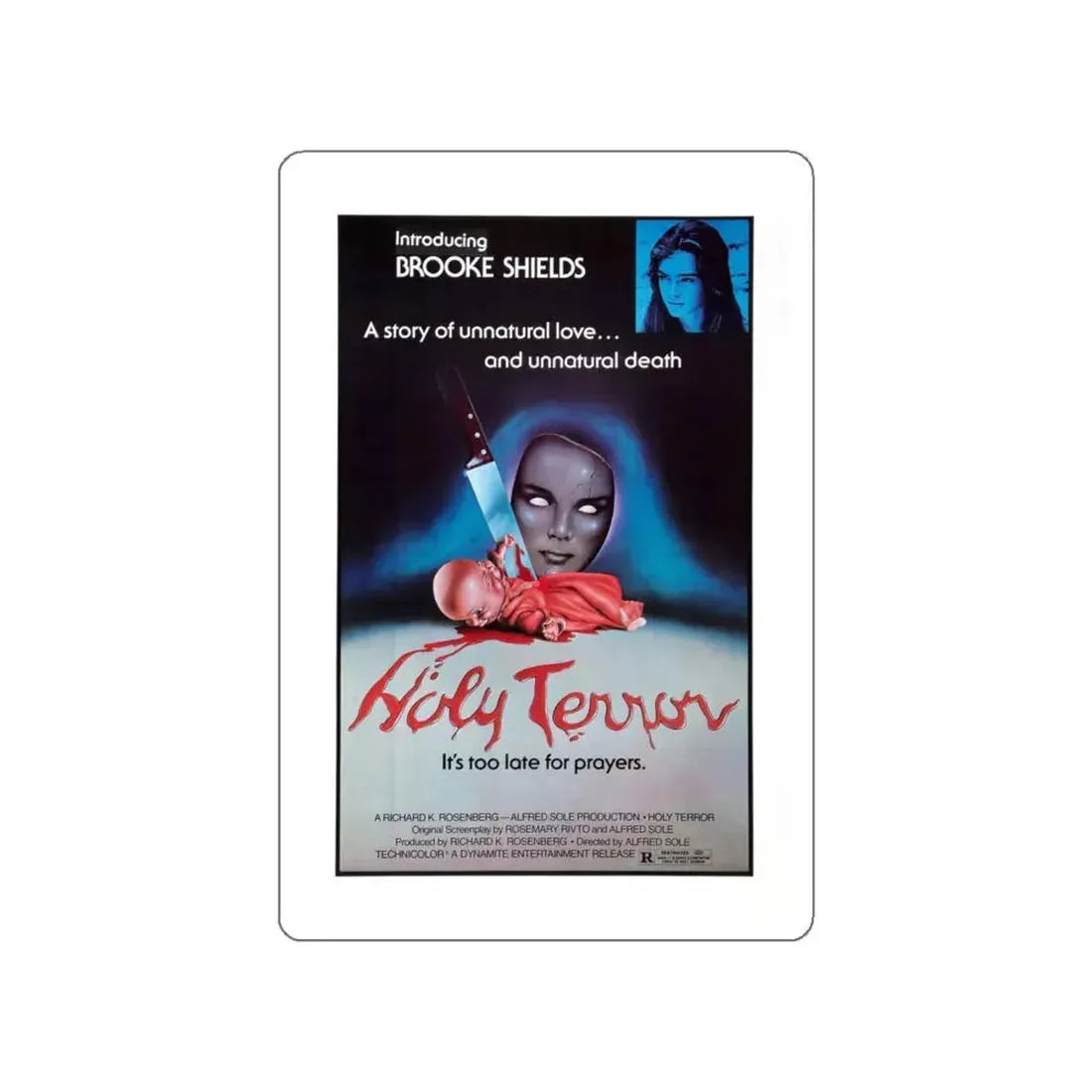 HOLY TERROR (ALICE SWEET ALICE) 1976 Movie Poster STICKER Vinyl Die-Cut Decal 6 Inch - The Sticker Space