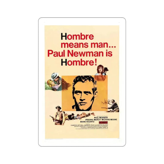Hombre 1967 Movie Poster STICKER Vinyl Die-Cut Decal 6 Inch - The Sticker Space