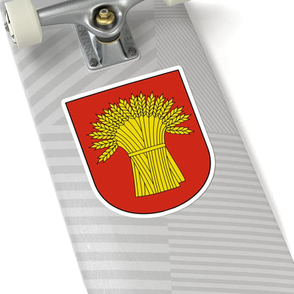 Hombrechtikon-blazon (Switzerland) (Coat of Arms) STICKER Vinyl Kiss-Cut Decal - The Sticker Space