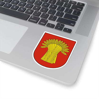 Hombrechtikon-blazon (Switzerland) (Coat of Arms) STICKER Vinyl Kiss-Cut Decal - The Sticker Space