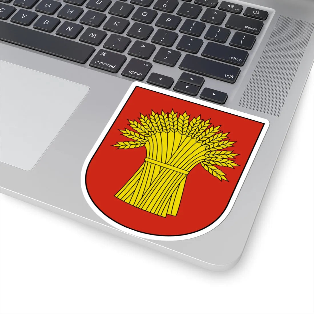 Hombrechtikon-blazon (Switzerland) (Coat of Arms) STICKER Vinyl Kiss-Cut Decal - The Sticker Space