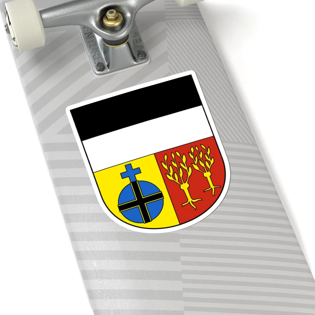Homburg-blazon (Switzerland) (Coat of Arms) STICKER Vinyl Kiss-Cut Decal - The Sticker Space