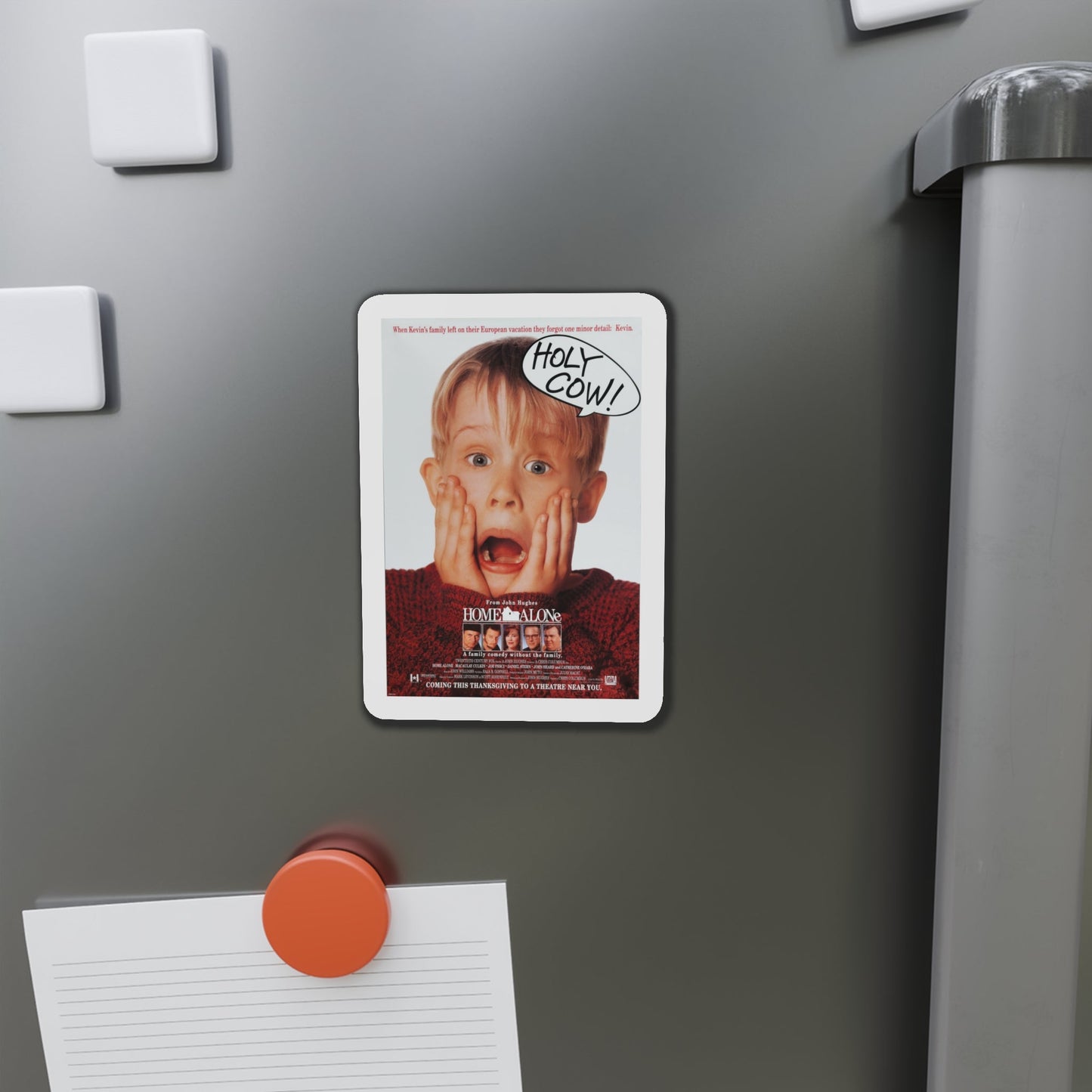 Home Alone 1990 Movie Poster Die-Cut Magnet-The Sticker Space