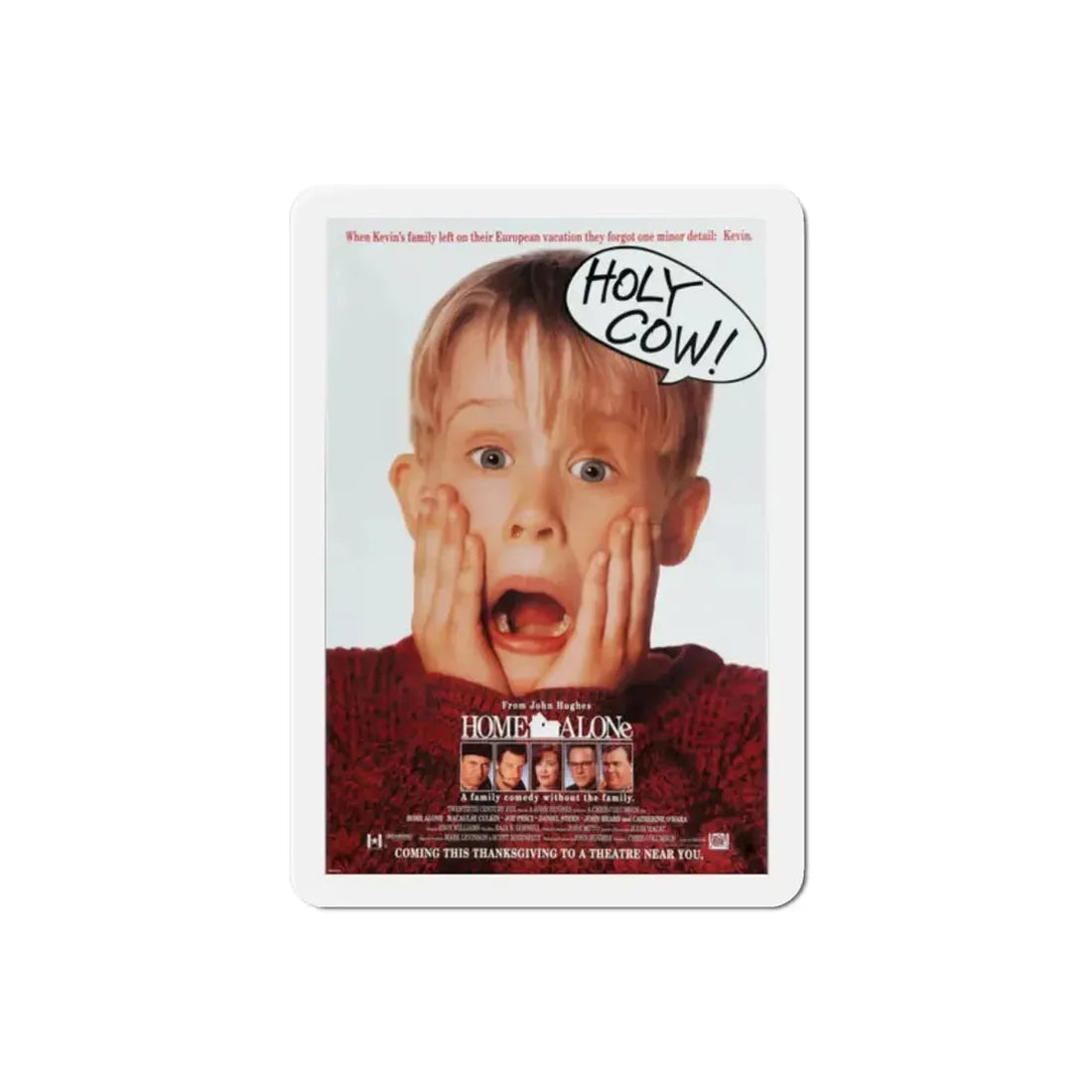 Home Alone 1990 Movie Poster Refrigerator Magnet - The Sticker Space