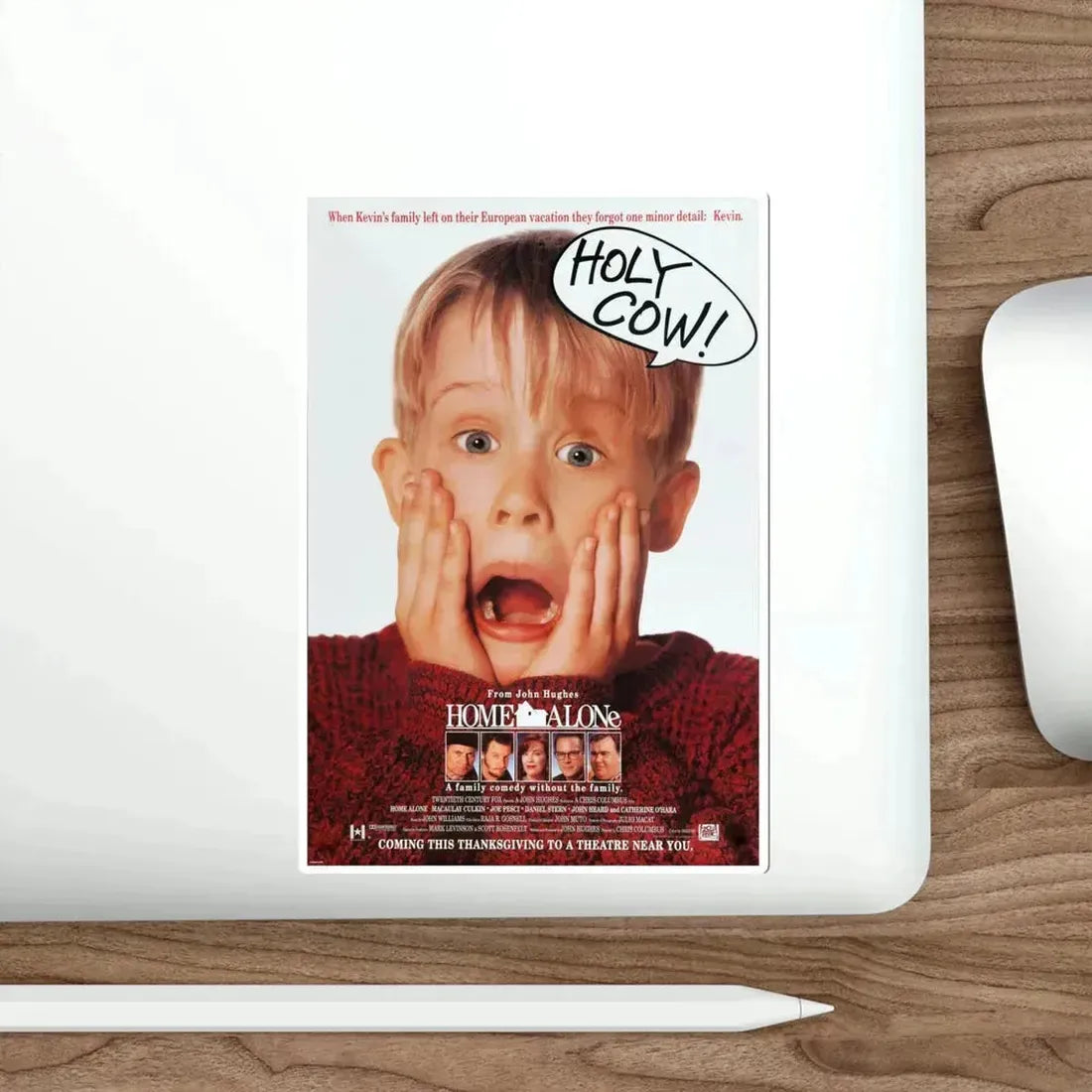 Home Alone 1990 Movie Poster STICKER Vinyl Die-Cut Decal - The Sticker Space