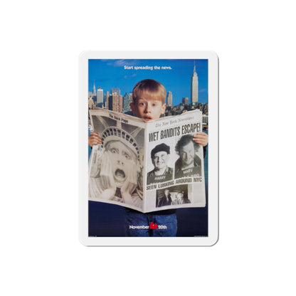 Home Alone 2 Lost in New York 1992 Movie Poster Die-Cut Magnet-2" x 2"-The Sticker Space