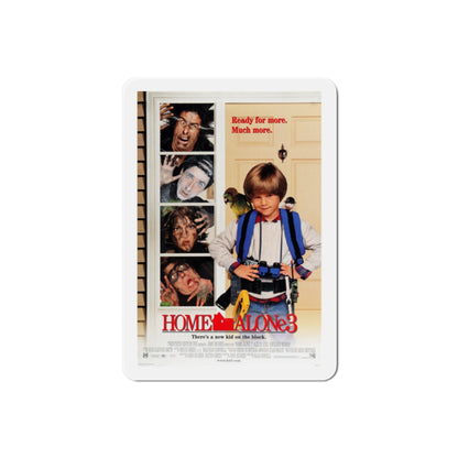 Home Alone 3 1997 Movie Poster Die-Cut Magnet-2" x 2"-The Sticker Space