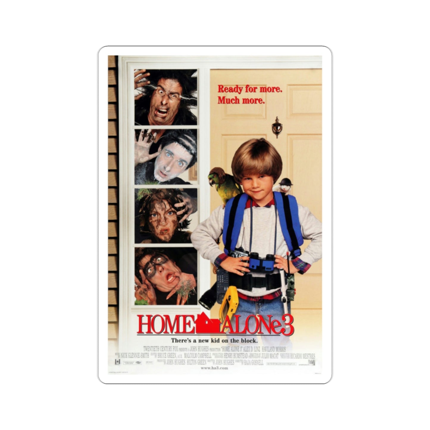 Home Alone 3 1997 Movie Poster STICKER Vinyl Die-Cut Decal-2 Inch-The Sticker Space