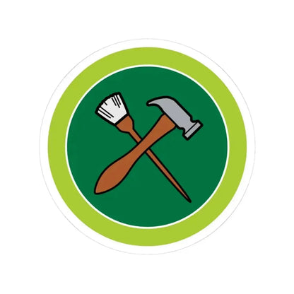 Home Repairs (Boy Scout Merit Badge) STICKER Vinyl Kiss-Cut Decal 3 Inch White - The Sticker Space