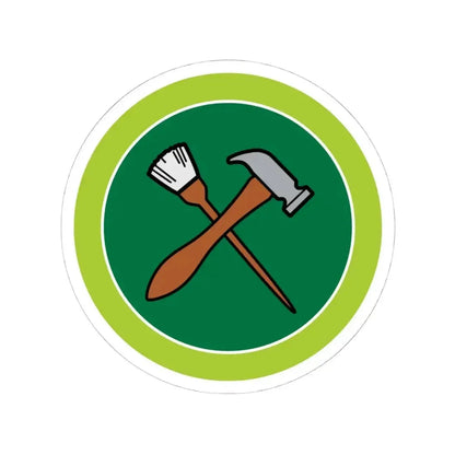 Home Repairs (Boy Scout Merit Badge) STICKER Vinyl Kiss-Cut Decal 4 Inch White - The Sticker Space