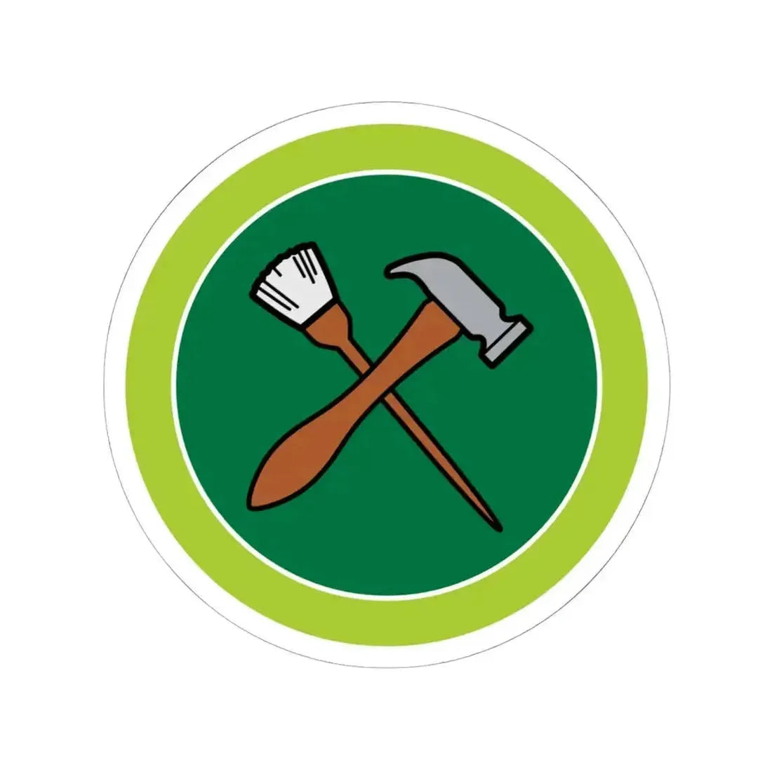 Home Repairs (Boy Scout Merit Badge) STICKER Vinyl Kiss-Cut Decal 6 Inch White - The Sticker Space