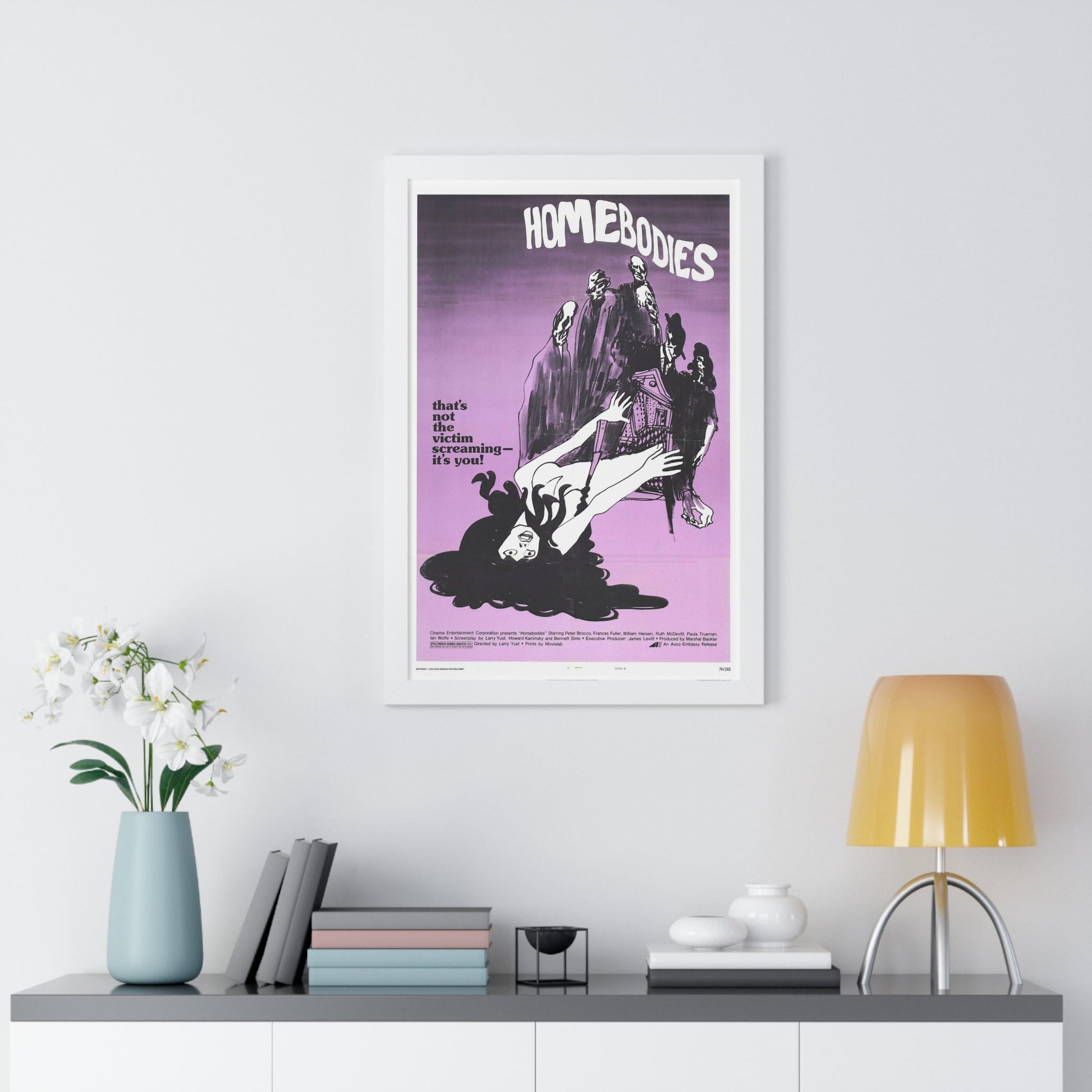 HOMEBODIES 1974 - Framed Movie Poster-The Sticker Space