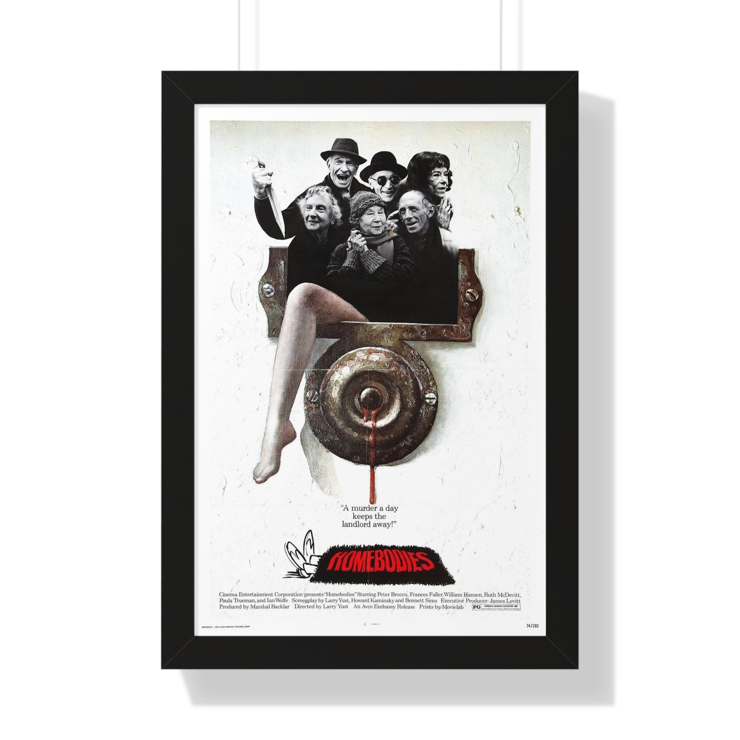 HOMEBODIES (2) 1974 - Framed Movie Poster-16″ x 24″-The Sticker Space