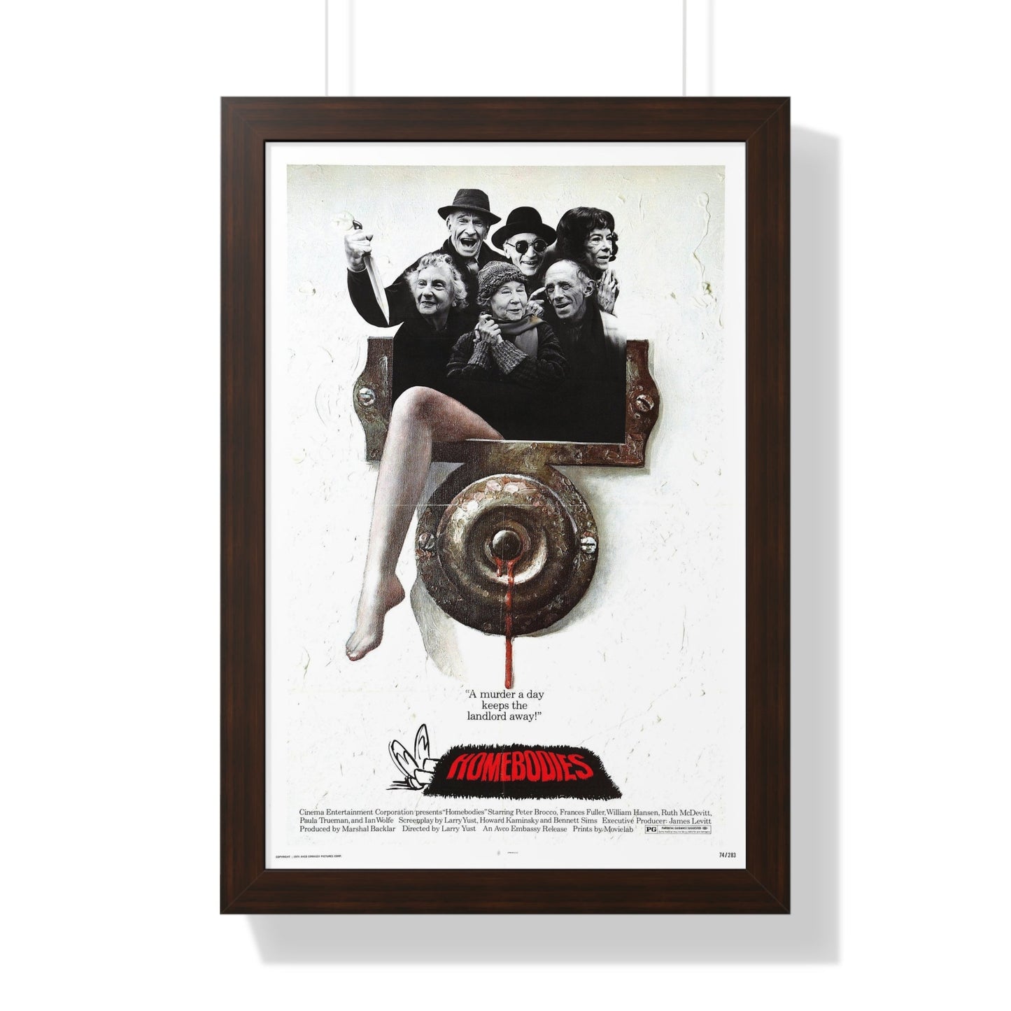 HOMEBODIES (2) 1974 - Framed Movie Poster-16″ x 24″-The Sticker Space