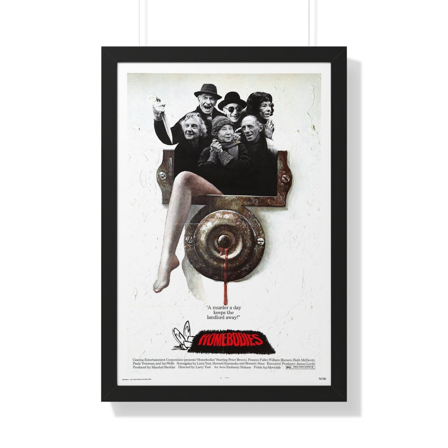 HOMEBODIES (2) 1974 - Framed Movie Poster-20" x 30"-The Sticker Space