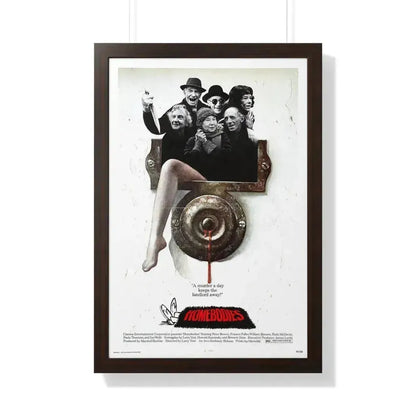 HOMEBODIES (2) 1974 - Framed Movie Poster 20" x 30" Walnut - The Sticker Space