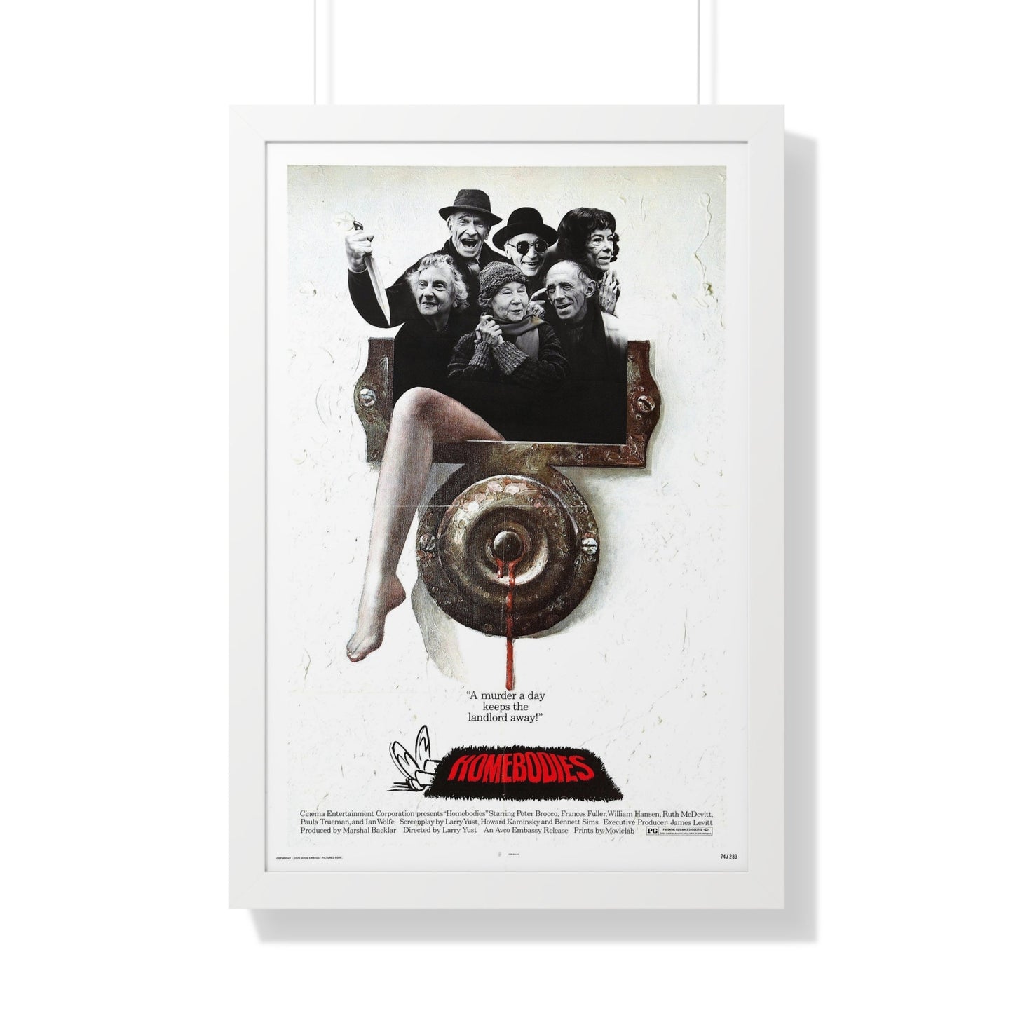 HOMEBODIES (2) 1974 - Framed Movie Poster-20" x 30"-The Sticker Space