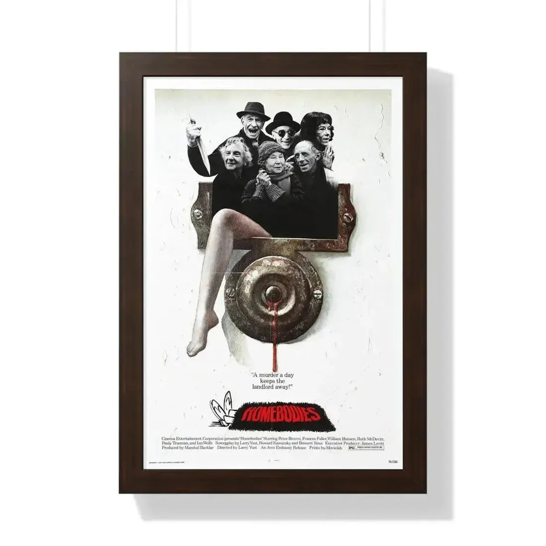 HOMEBODIES (2) 1974 - Framed Movie Poster - The Sticker Space