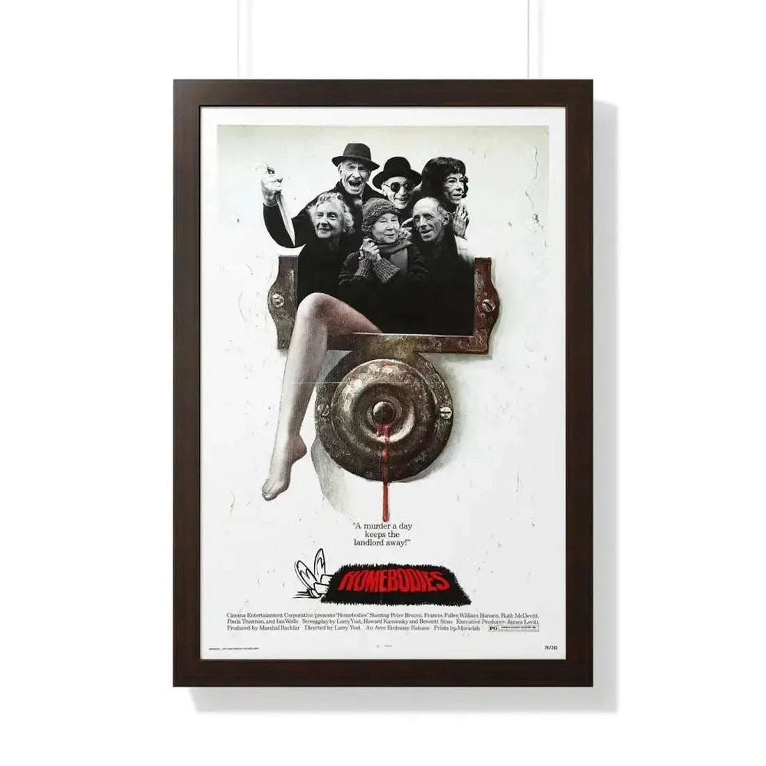 HOMEBODIES (2) 1974 - Framed Movie Poster - The Sticker Space