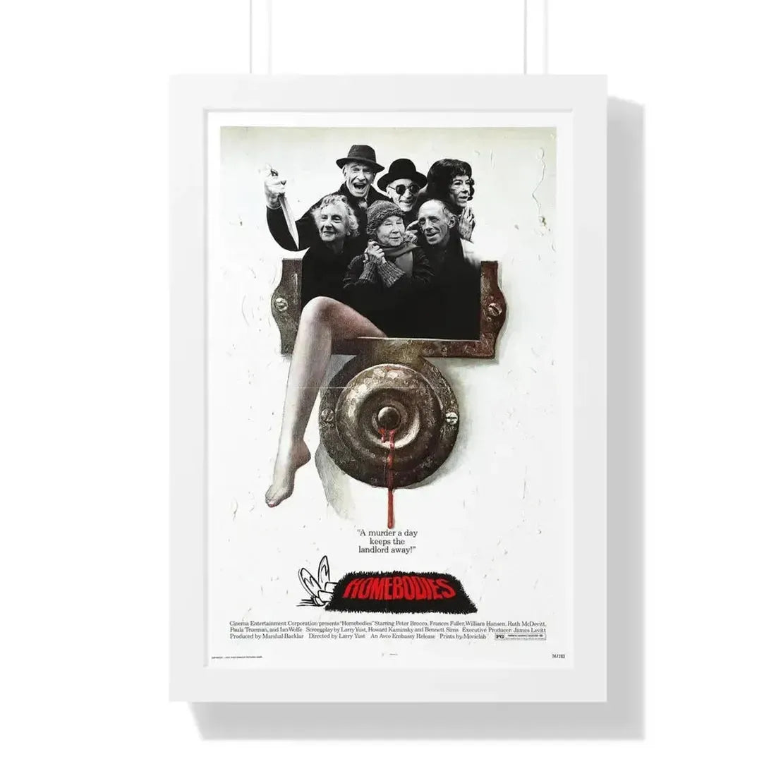 HOMEBODIES (2) 1974 - Framed Movie Poster - The Sticker Space