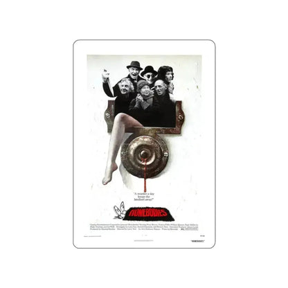 HOMEBODIES (2) 1974 Movie Poster STICKER Vinyl Die-Cut Decal 2 Inch - The Sticker Space