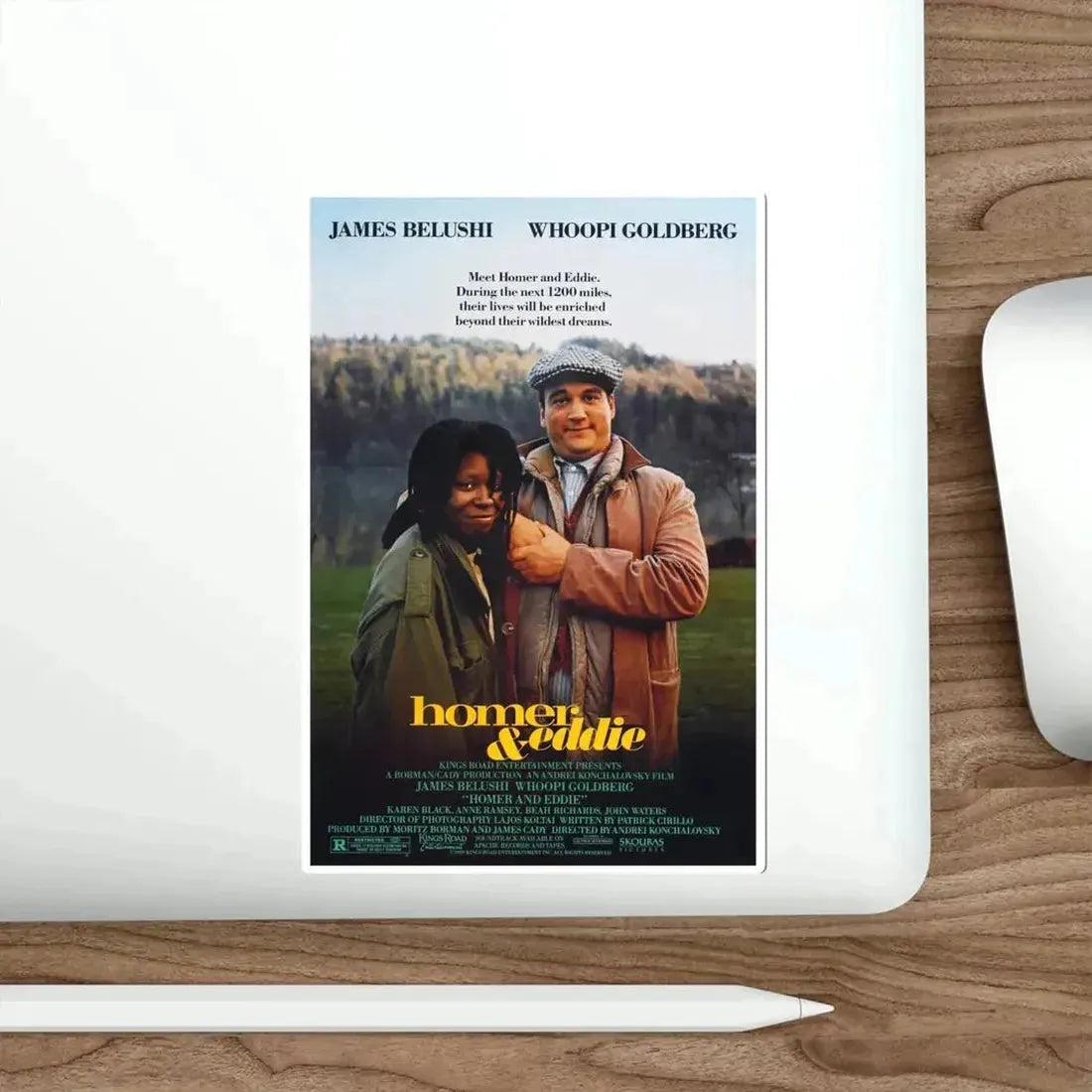 Homer & Eddie 1989 Movie Poster STICKER Vinyl Die-Cut Decal - The Sticker Space