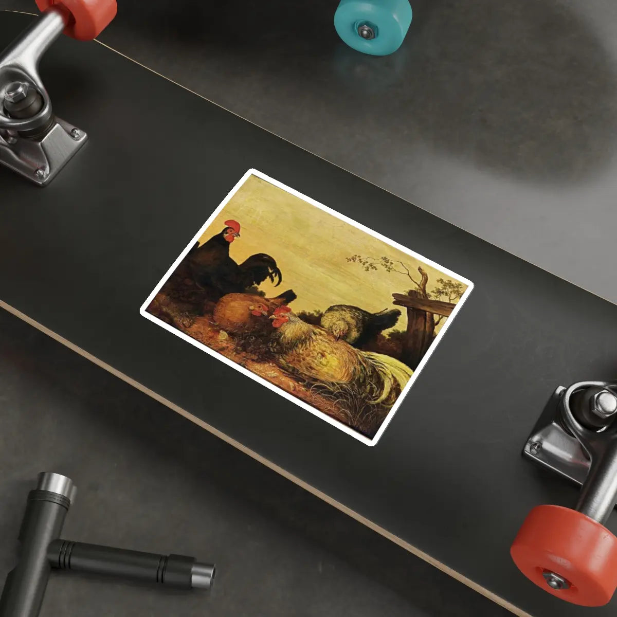 SKU:14610708037523374405 Sticker types:White Shape:Die-Cut Sizes:6" × 6"