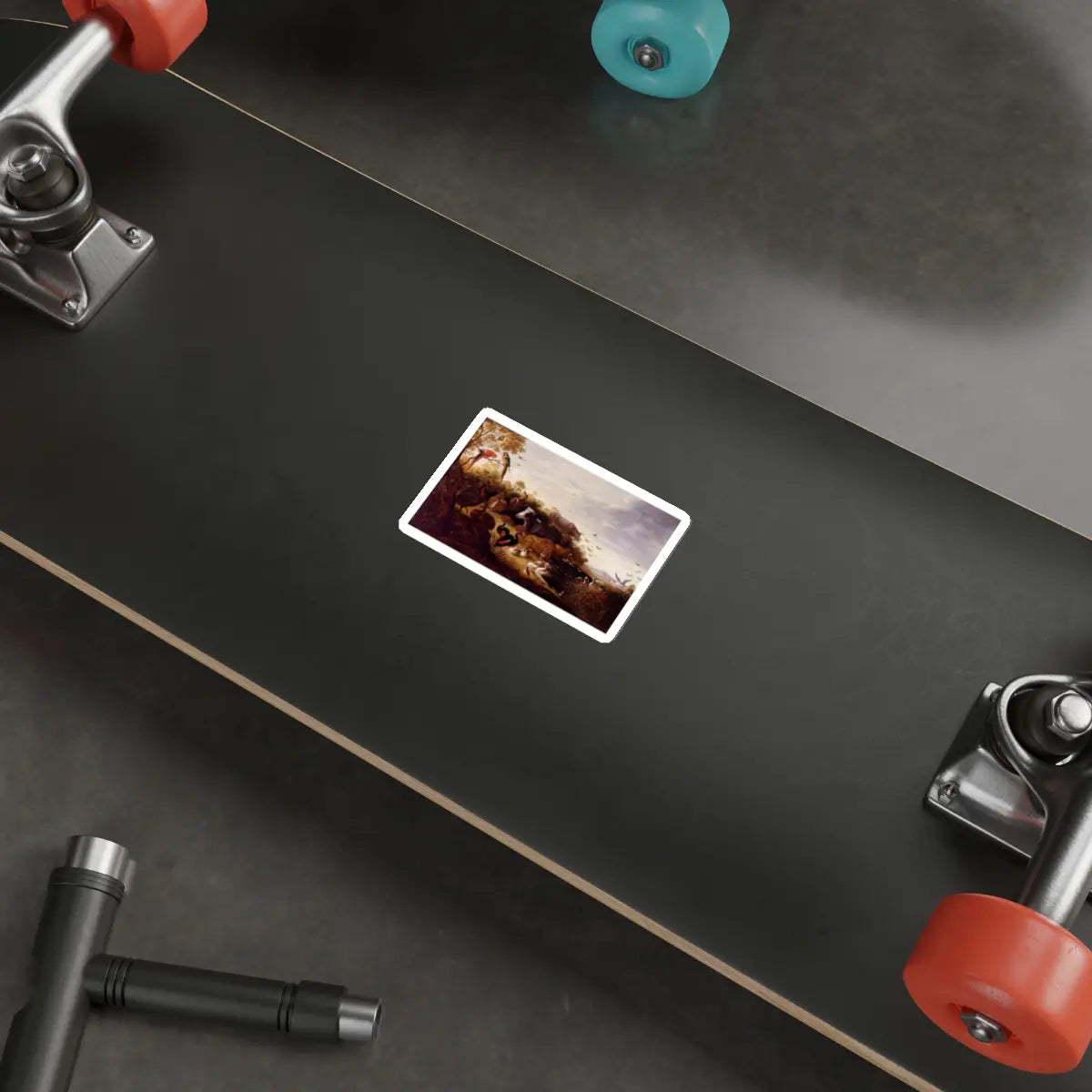 SKU:10806545987417083575 Sticker types:White Shape:Die-Cut Sizes:3" × 3"
