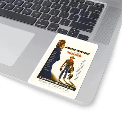 Hondo 1953 Movie Poster - STICKER Vinyl Kiss-Cut Decal - The Sticker Space