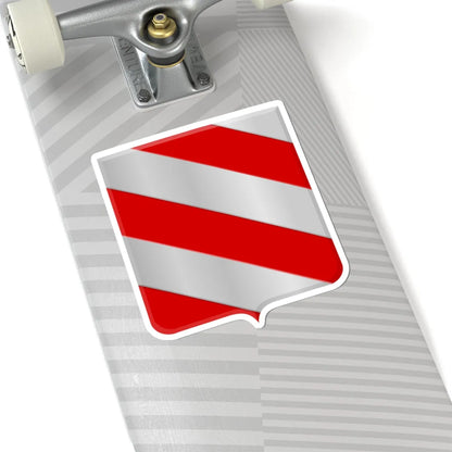 Honelles wapen (Belgium) (Coat of Arms) STICKER Vinyl Kiss-Cut Decal - The Sticker Space