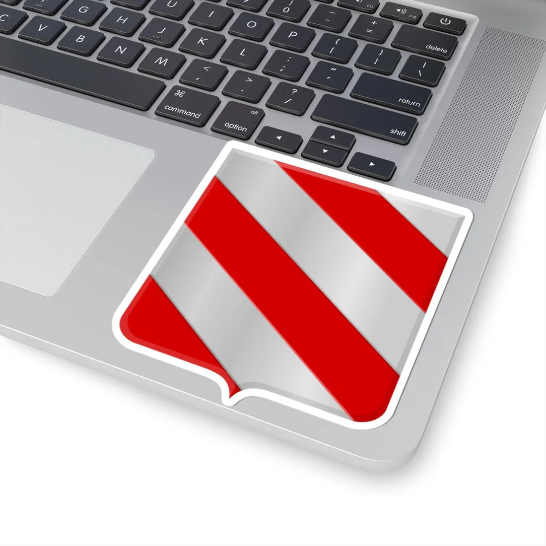 Honelles wapen (Belgium) (Coat of Arms) STICKER Vinyl Kiss-Cut Decal - The Sticker Space