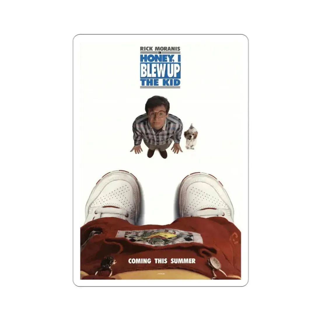 Honey I Blew Up the Kid 1992 Movie Poster STICKER Vinyl Die-Cut Decal 3 Inch - The Sticker Space