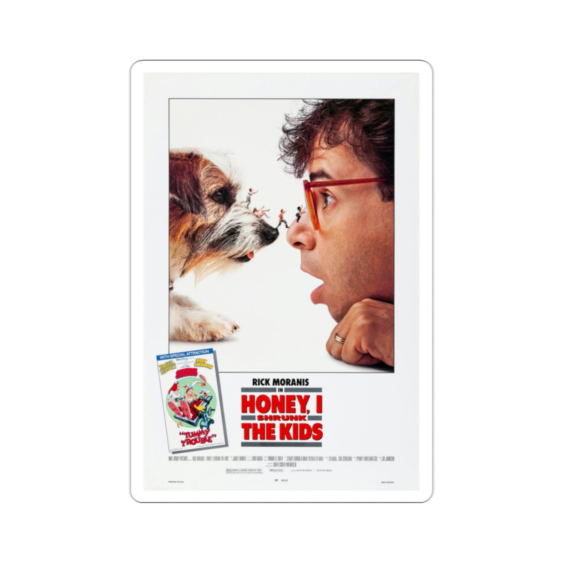 Honey, I Shrunk the Kids 1989 Movie Poster STICKER Vinyl Die-Cut Decal-2 Inch-The Sticker Space