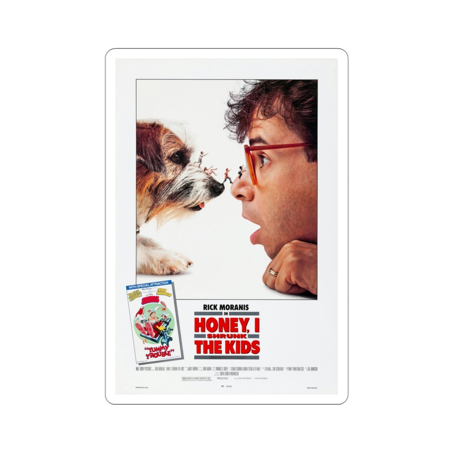 Honey, I Shrunk the Kids 1989 Movie Poster STICKER Vinyl Die-Cut Decal-3 Inch-The Sticker Space