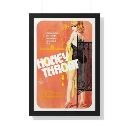 HONEY THROAT 1980 - Framed Movie Poster - The Sticker Space
