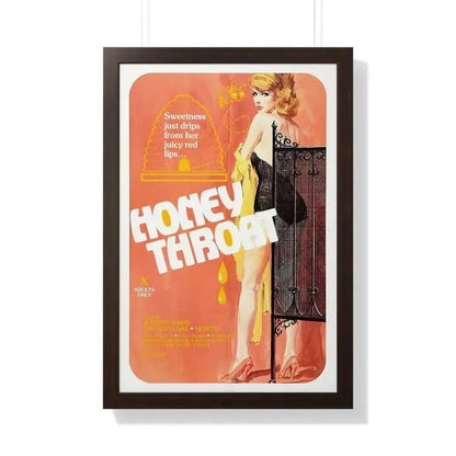 HONEY THROAT 1980 - Framed Movie Poster - The Sticker Space