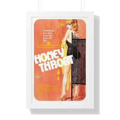 HONEY THROAT 1980 - Framed Movie Poster - The Sticker Space