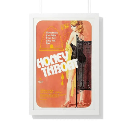 HONEY THROAT 1980 - Framed Movie Poster - The Sticker Space