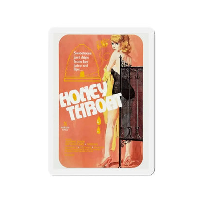 HONEY THROAT 1980 Movie Poster - Refrigerator Magnet 2 Inch - The Sticker Space