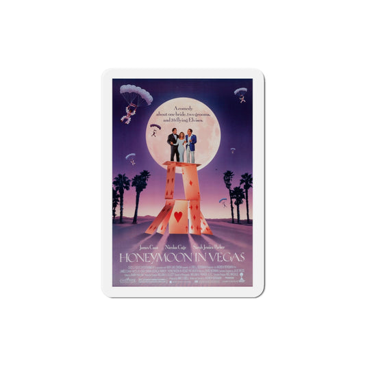 Honeymoon in Vegas 1992 Movie Poster Die-Cut Magnet-3" x 3"-The Sticker Space